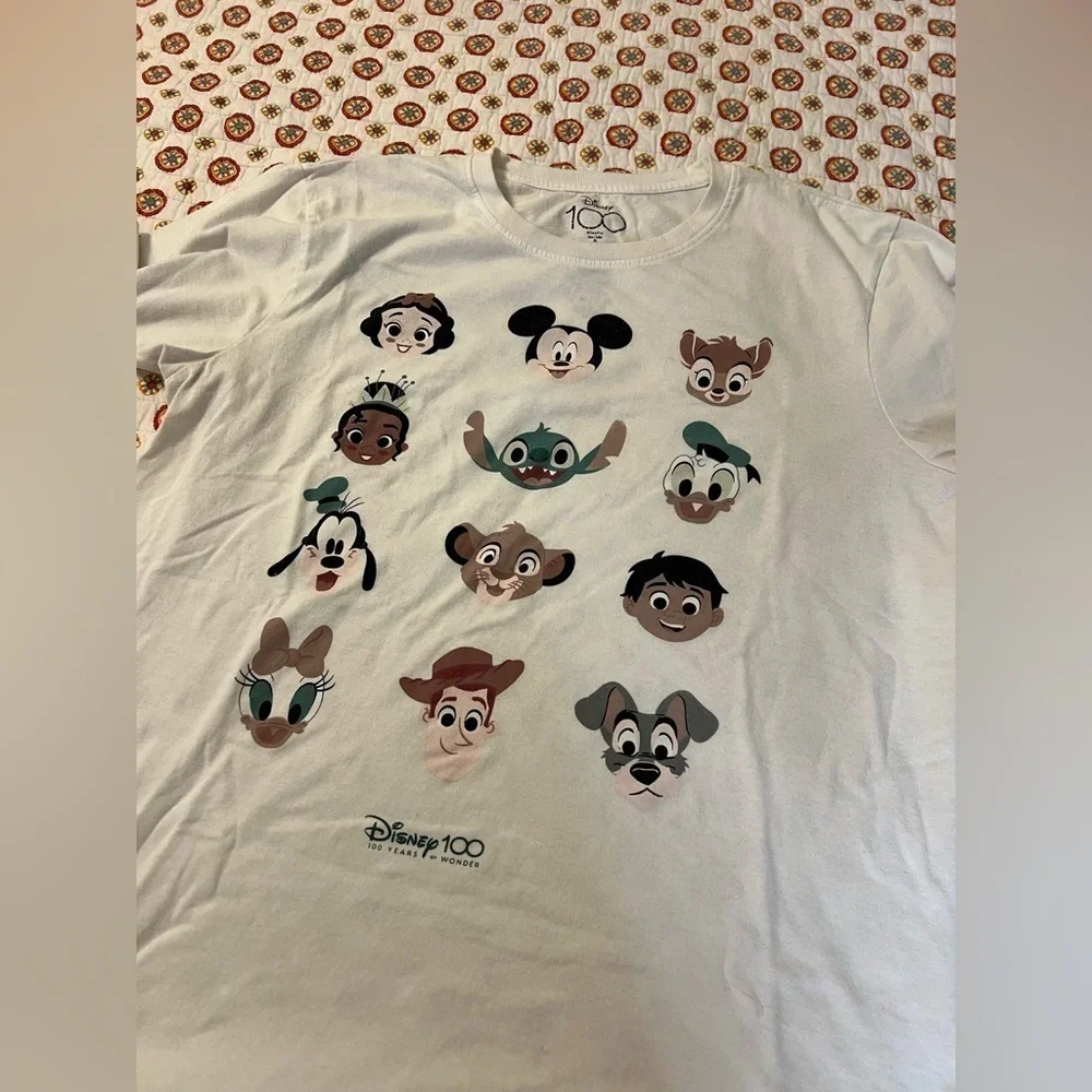 Disney 100 Years of Wonder Character Tee Size XL